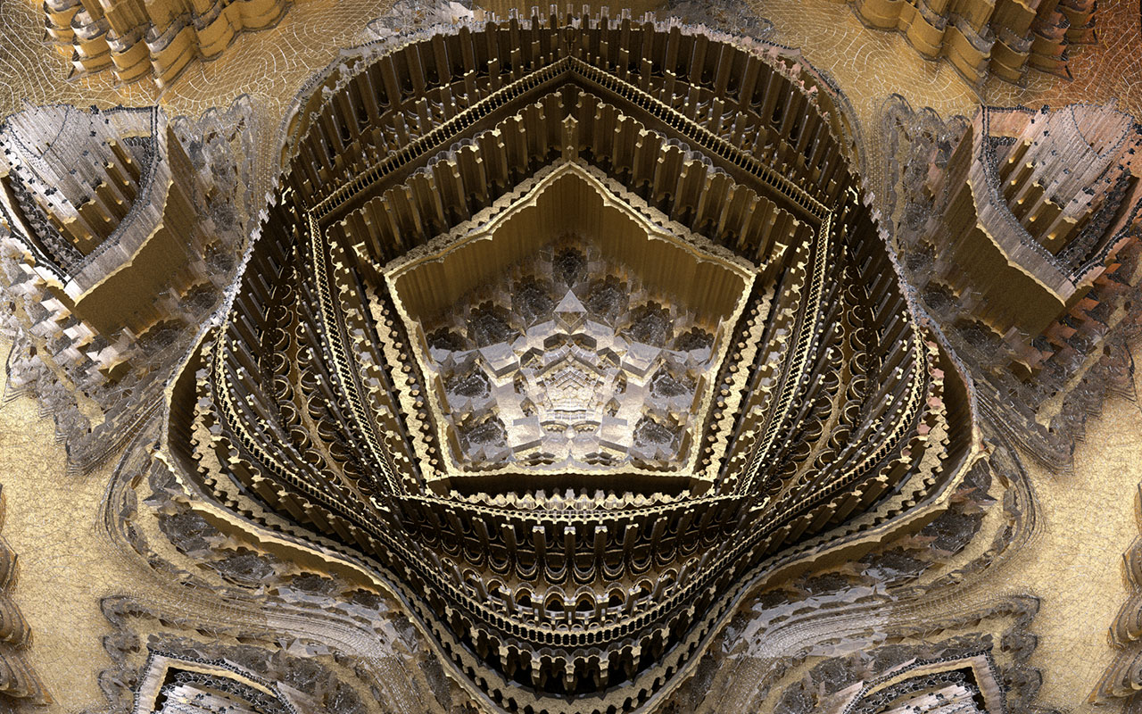 Algorithmic muqarna, computationally generated