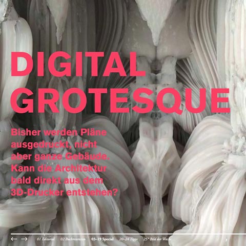 Baunetzwoche - Digital Grotesque - Jeanette Kunsmann