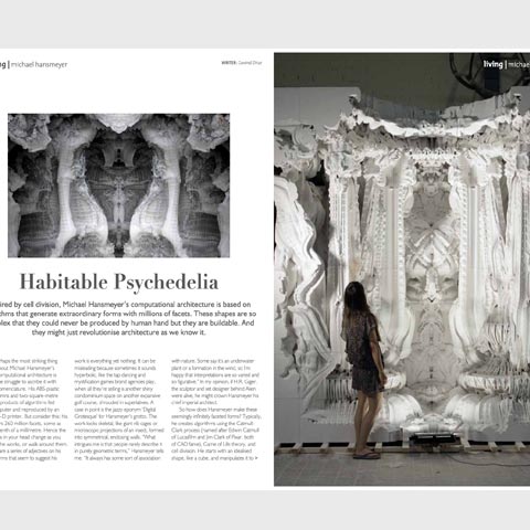 Bespoke Magazine - Habitable Pyschedelia - Michael Hansmeyer